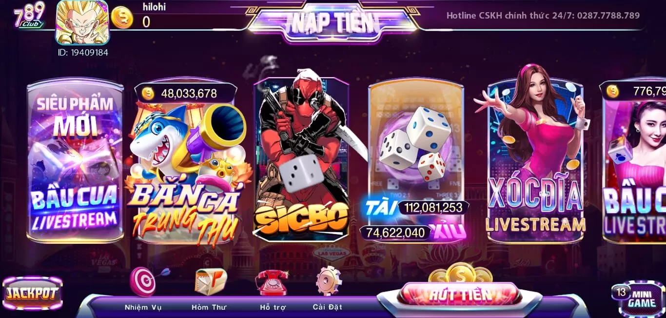 Trải nghiệm trò chơi Cổng game 789Club vô cùng hấp dẫn Trải nghiệm trò chơi Cổng game 789Club vô cùng hấp dẫn